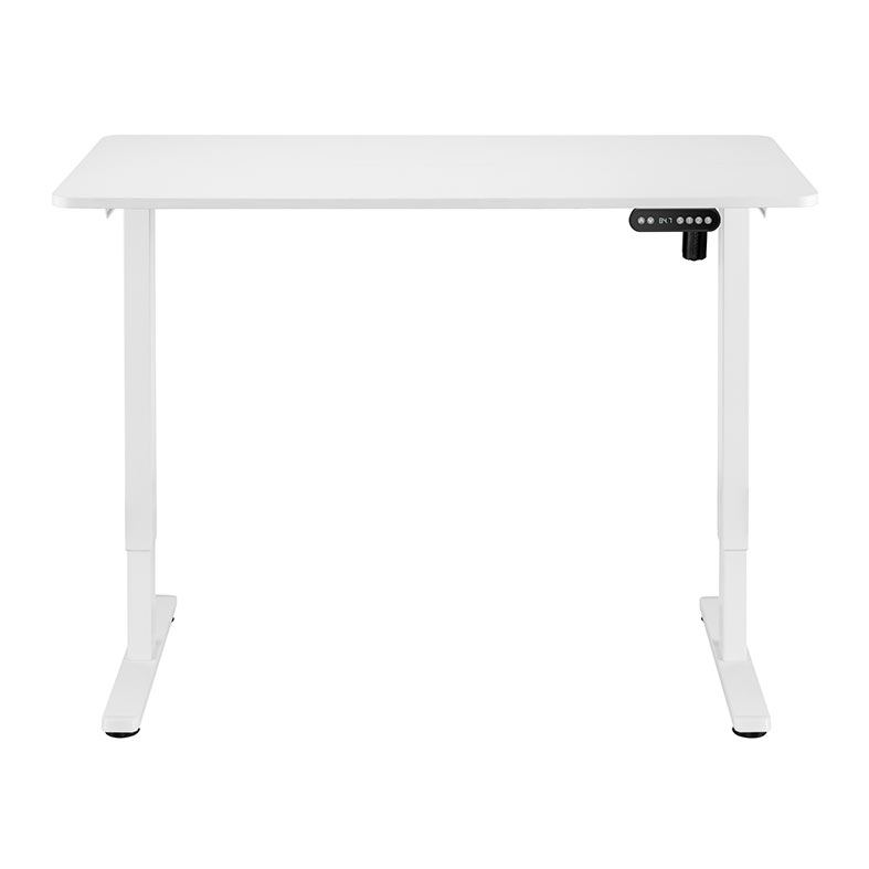 Mesa Gamer Brateck com Regulagem de Altura, 1 Motor, 120cm, Branco, S08-22RSE-B-W - miniatura 4