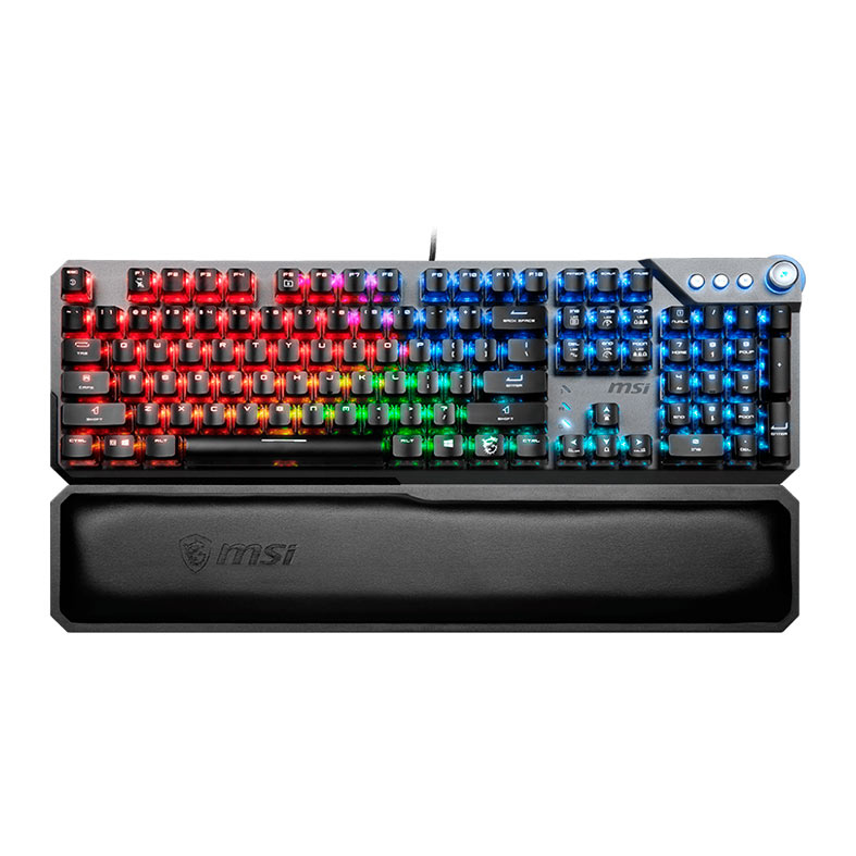 Teclado Mecanico MSI Vigor GK71 Sonic, RGB, Switch Vermelho, Preto, VIGOR-GK71-SONIC-RD-AM - imagem 1