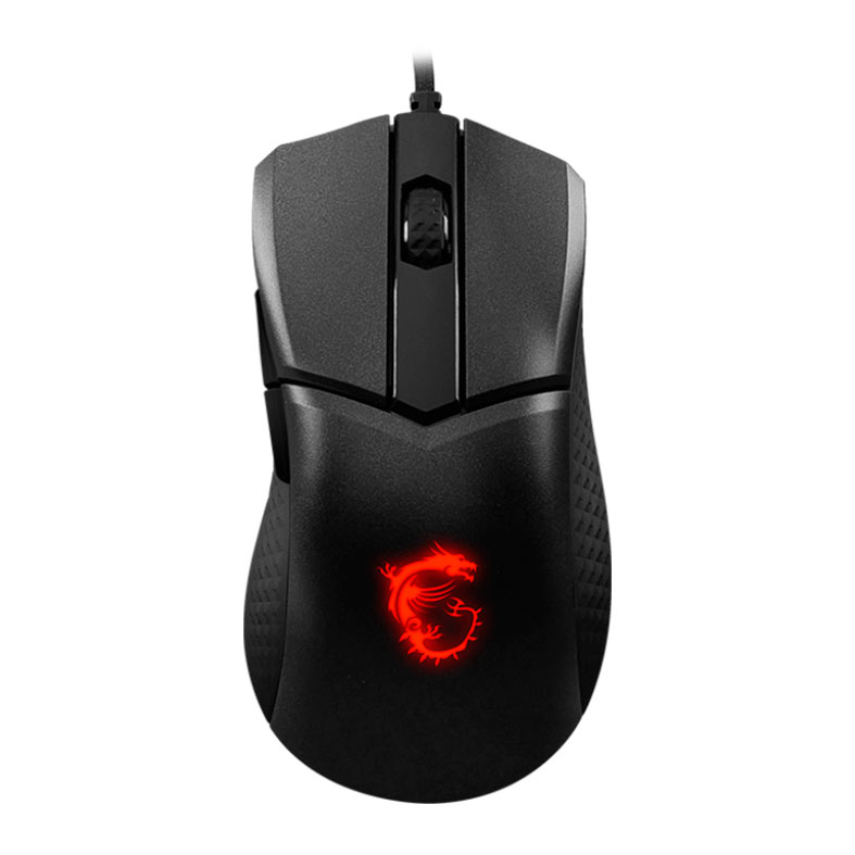 Mouse Gamer MSI Clutch GM31 Lightweight, RGB, USB, 12000DPI, 6 Botoes, Preto, CLUTCH-GM31-LIGHTWEIGHT - imagem 1