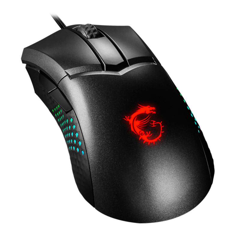 Mouse Gamer MSI Clutch GM51 Lightweight 8K, RGB, USB, 26000DPI, 6 Botoes, Preto, CLUTCH-GM51-LIGHTWEIGHT - miniatura 3