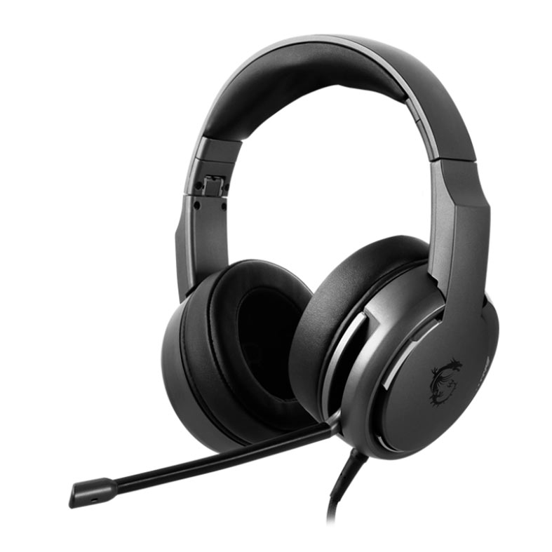 Headset Gamer MSI GH40 ENC, 7.1 Virtual, Drivers 40mm, USB, Preto, IMMERSE-GH40-ENC