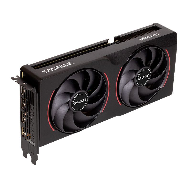 Placa de Video Sparkle Intel ARC B570 Eclipse OC, 10GBm GDDR6, 160-bit, SB570GB-10GOC - miniatura 4