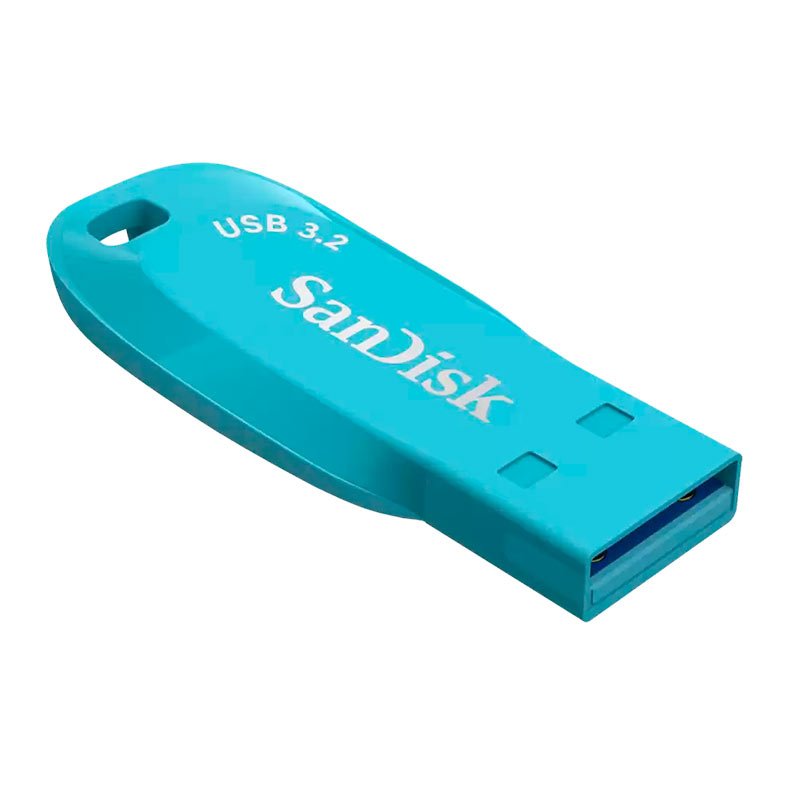 Pen Drive SanDisk Ultra Shift, 32GB, USB 3.2, Azul, SDCZ410-032G-G46BB - miniatura 3