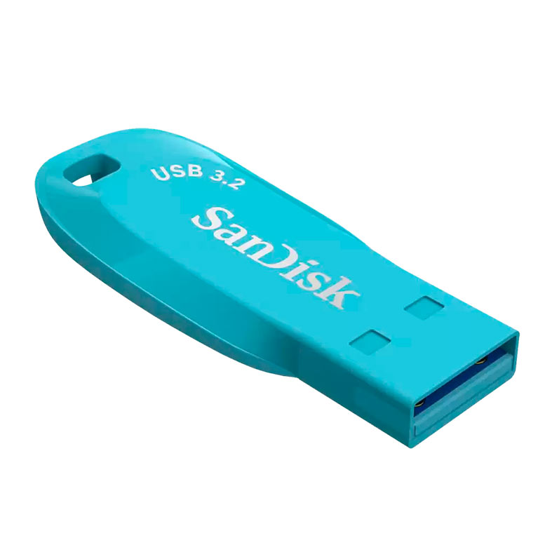 Pen Drive Sandisk Ultra Shift, 64GB, USB 3.2, Azul, SDCZ410-064G-G46BB - miniatura 3