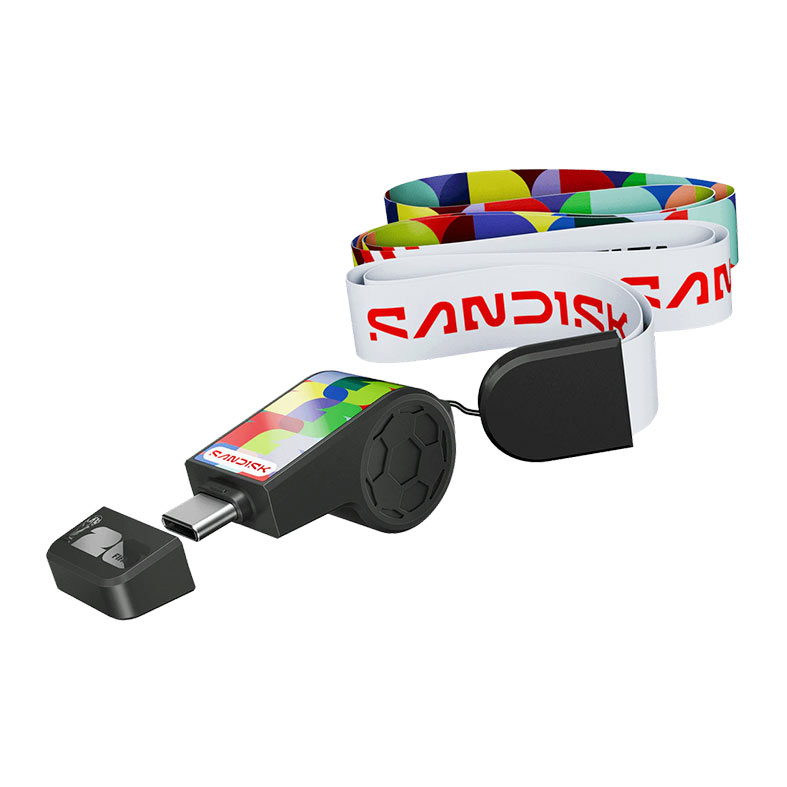 Pen Drive Sandisk Edição Copa do Mundo FIFA 2026, 64GB, USB-C, Preto, SDCZIA-064G-G46