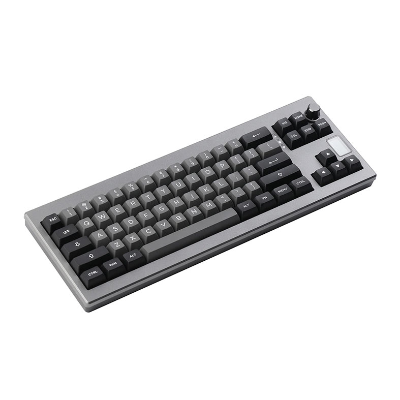 Teclado Mecanico Epomaker Shadow X, ARGB, Switch Budgerigar, Black Silver, SHADOWX-BS-BD - miniatura 4