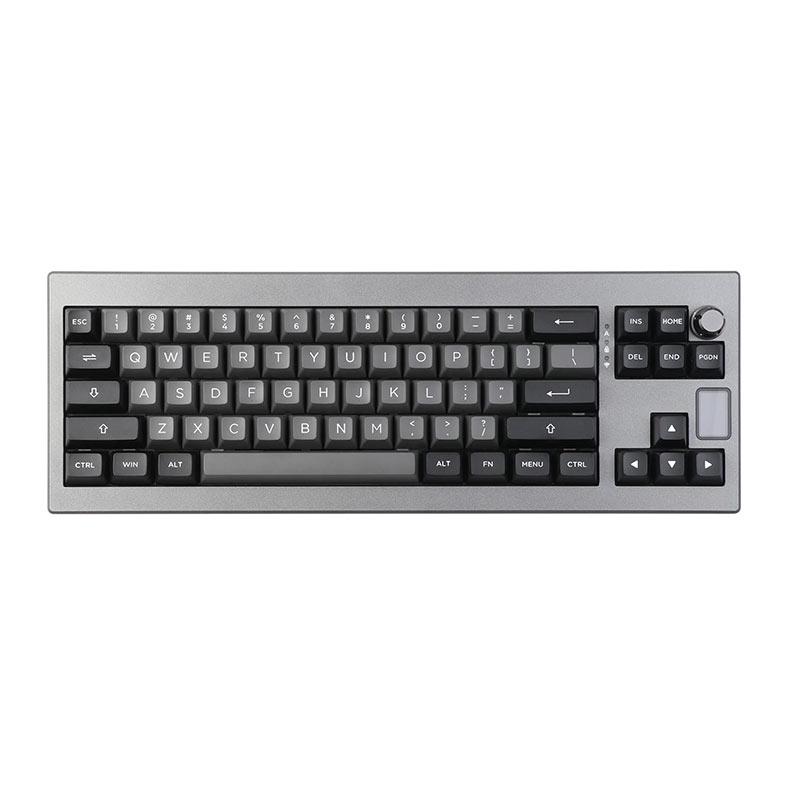 Teclado Mecanico Epomaker Shadow X, ARGB, Switch Flamingo, Black Silver, SHADOWX-BS-FLG - miniatura 3