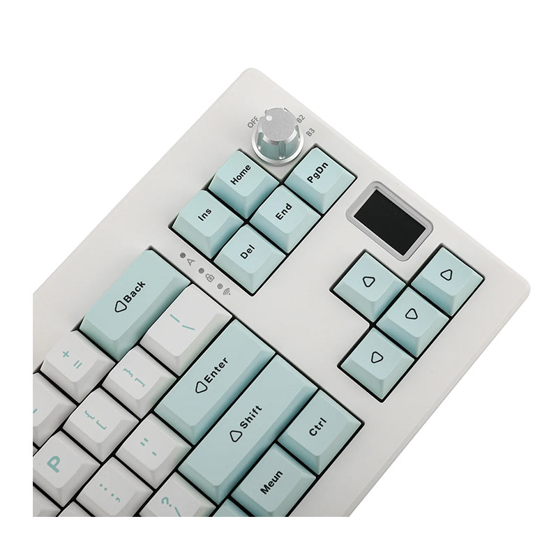 Teclado Mecanico Epomaker Shadow X, ARGB, Switch Wisteria, White Blue, SHADOWX-WB-WS - miniatura 7