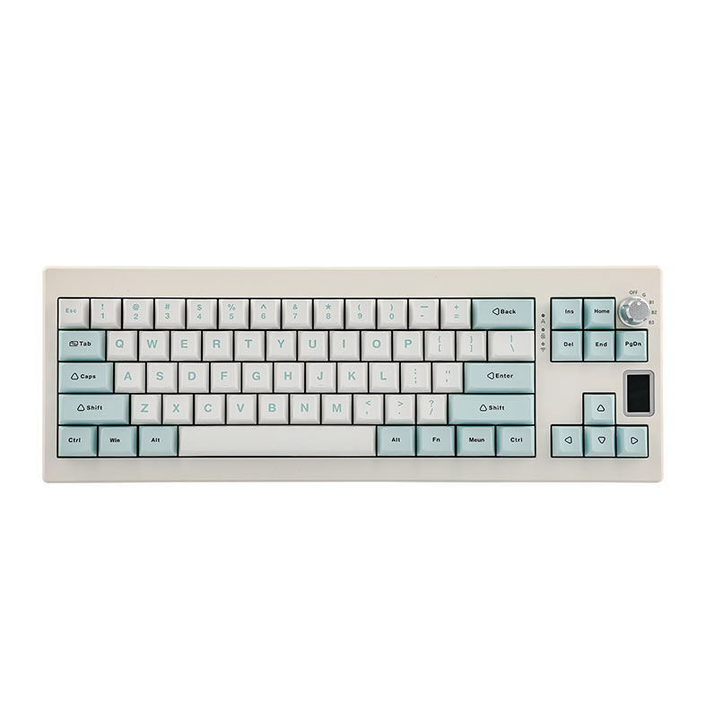 Teclado Mecanico Epomaker Shadow X, ARGB, Switch Wisteria, White Blue, SHADOWX-WB-WS - miniatura 3