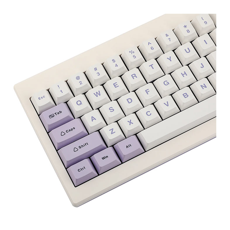 Teclado Mecanico Epomaker Shadow X, ARGB, Switch Flamingo, White Purple, SHADOWX-WP-FLG - miniatura 7