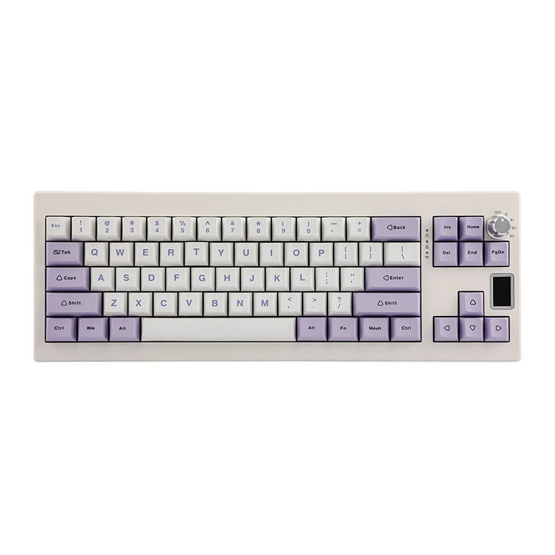 Teclado Mecanico Epomaker Shadow X, ARGB, Switch Wisteria, White Purple, SHADOWX-WP-WS - miniatura 3