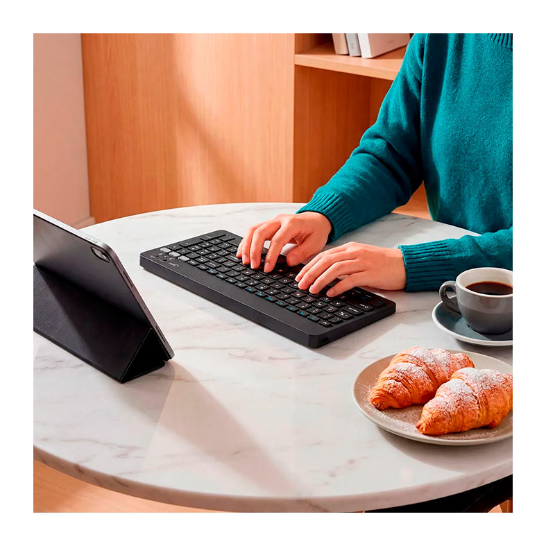 Teclado Sem Fio Slim GET Shift, Bluetooth, Preto, SHITF- BK - miniatura 3