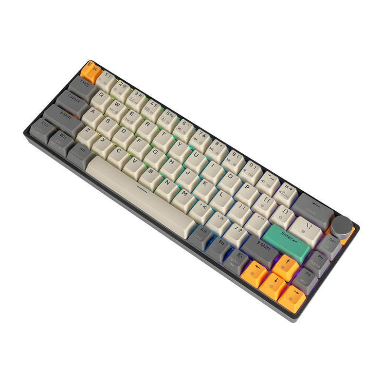 Teclado Mecanico Skyloong GK68, RGB, Switch Optico Vermelho, Tigry, SKL-GK68-RGB-RD-TY - miniatura 4