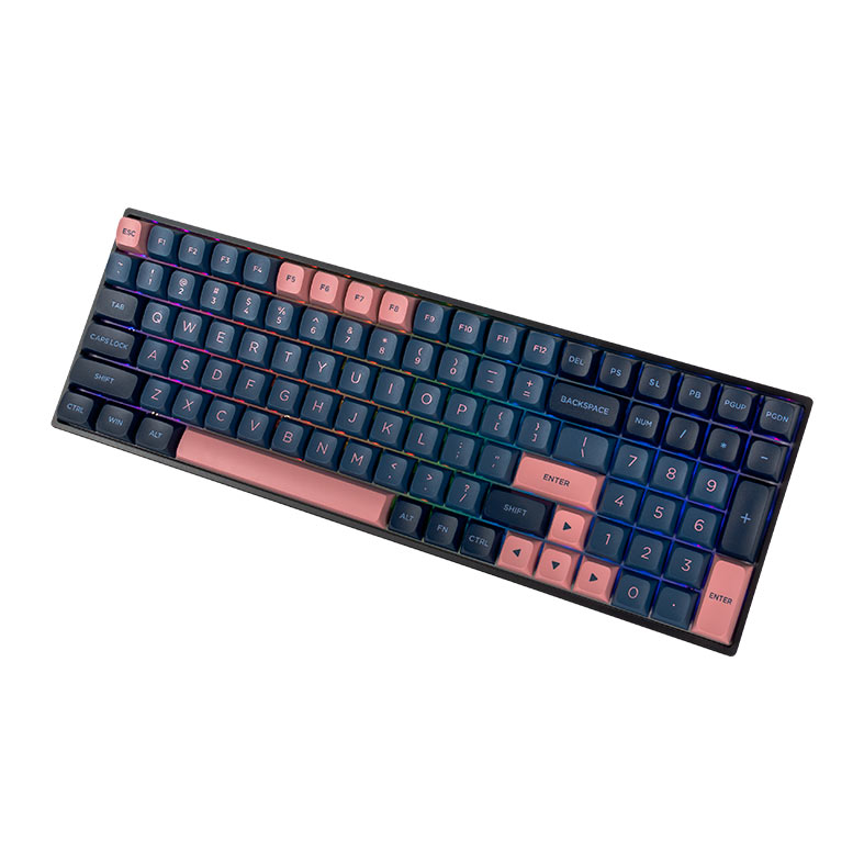 Teclado Mecanico Skyloong GK96, RGB, Switch Optico Vermelho, Azul e Rosa, SKL-GK96-RGB-RD-BL-PK - miniatura 4