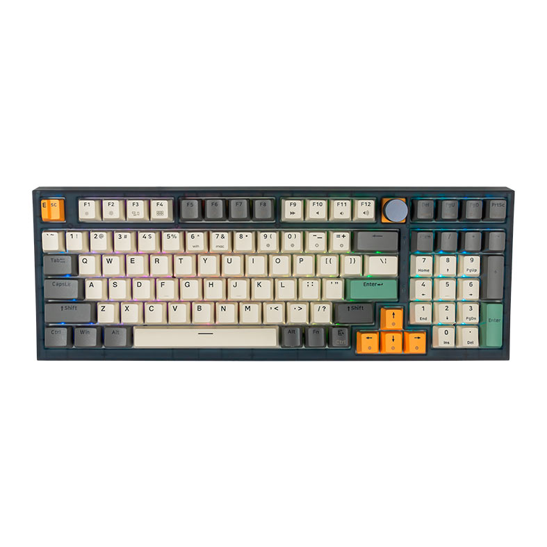 Teclado Mecanico Skyloong GK980, RGB, Switch Optico Vermelho, Tigry, SKL-GK980-RGB-RD-TY - imagem 1