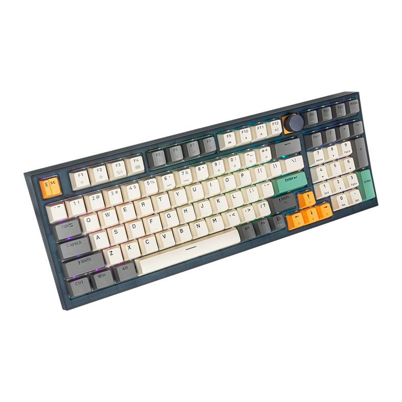 Teclado Mecanico Skyloong GK980, RGB, Switch Optico Vermelho, Tigry, SKL-GK980-RGB-RD-TY - miniatura 3
