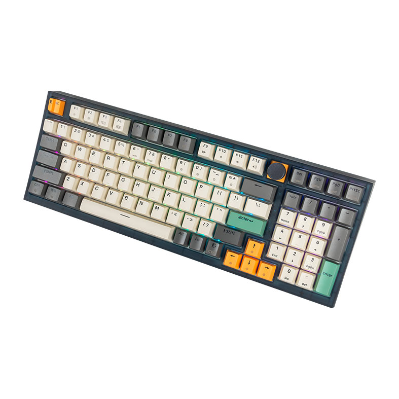 Teclado Mecanico Skyloong GK980, RGB, Switch Optico Vermelho, Tigry, SKL-GK980-RGB-RD-TY - miniatura 4