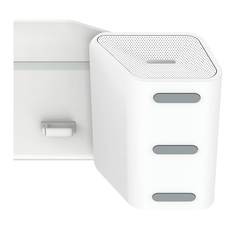 Suporte Elevatorio de Monitor Brateck, com Caixa de som, Branco, Bluetooth, STB-211L - miniatura 6