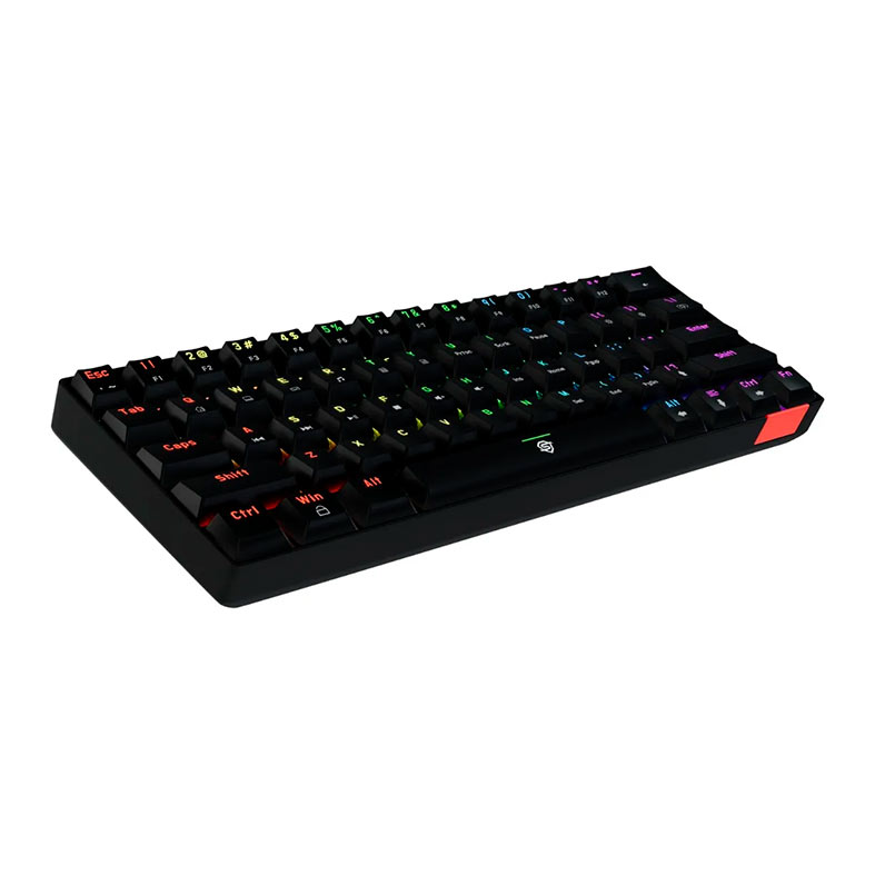 Teclado Mecanico Solid Gear Diamond 60, Rainbow, Switch Outemu Vermelho, Preto, T-200 - miniatura 5