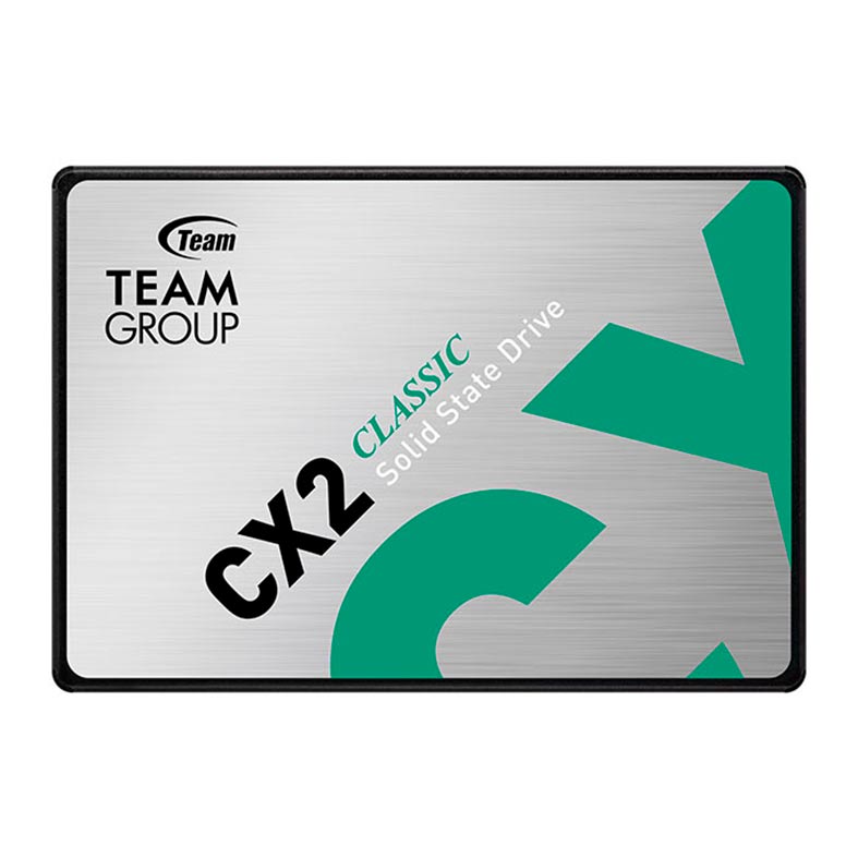SSD Team Group CX2, 256GB, 2.5, Sata III 6GB/s, Leitura 520MB/s, Gravacao 430MB/s, T253X6256G0C101 - imagem 1