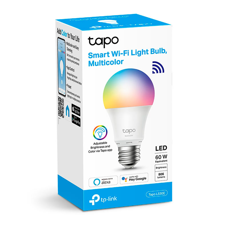 Lampada Inteligente TP-Link Tapo L530E, Wi-Fi, Multicolorida, 8.7W, TAPO-L530E - miniatura 3
