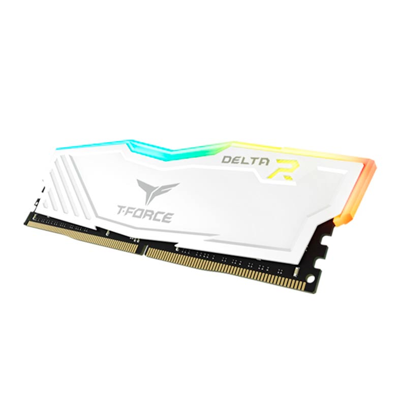 Memoria Team Group T-Force Delta RGB, 8GB (1x8GB), DDR4, 3600MHz, C18, Branco, TF4D48G3600HC18J01 - miniatura 3