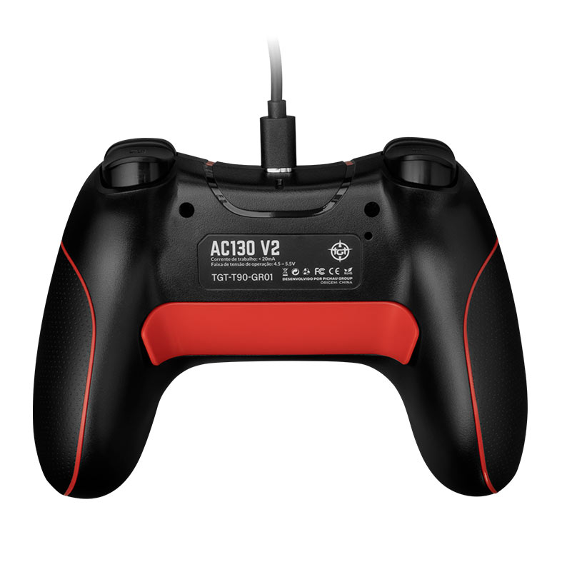 Controle TGT AC130 V2, PC/PS3/Android, Preto, TGT-AC130-BL02 - miniatura 4