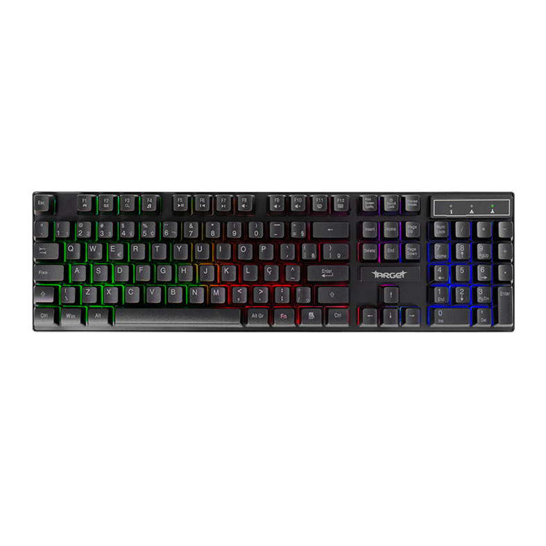 Combo Gamer TGT Ariete 4x1, Rainbow, Teclado ABNT, Mouse 1600DPI, Mousepad Pequeno, Headset Drivers 40mm, TGT-ART-RBW01 - miniatura 3