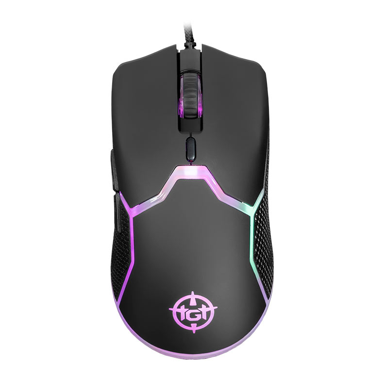 Mouse Gamer TGT Bizon S, Rainbow RGB, 8400DPI, 6 Botoes, Preto, TGT-BIZ-S-RBW - miniatura 3
