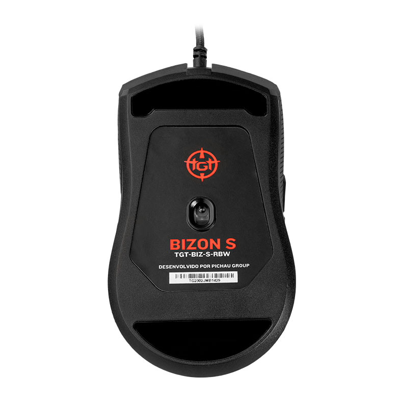 Mouse Gamer TGT Bizon S, Rainbow RGB, 8400DPI, 6 Botoes, Preto, TGT-BIZ-S-RBW - miniatura 5