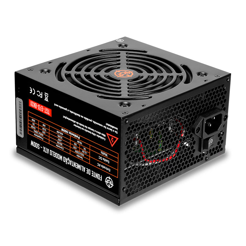 Fonte TGT Enfield, 500W, ATX Bivolt, Preto, TGT-EFD-BK01 - miniatura 3