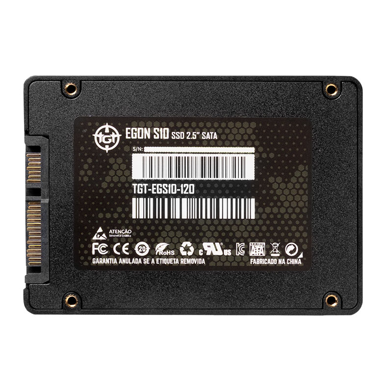 SSD TGT Egon S10, 120GB, Sata III 6GB/s, Leitura 450MB/s, Gravacao 350MB/s, TGT-EGS10-120 - miniatura 4