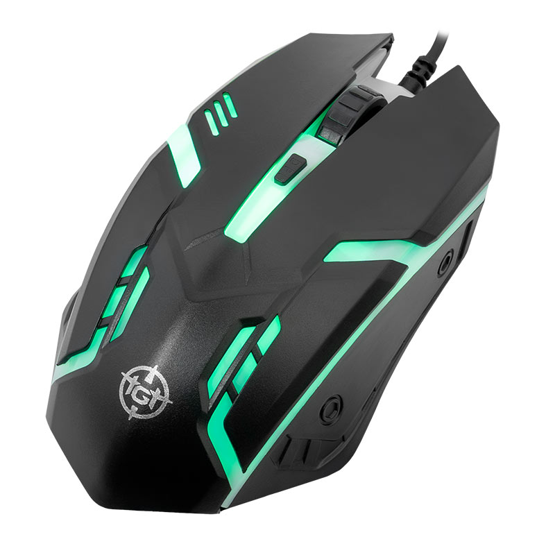 Mouse Gamer TGT GM25, Rainbow, 2400DPI, 4 Botoes, Preto, TGT-GM25-BL01 - miniatura 4