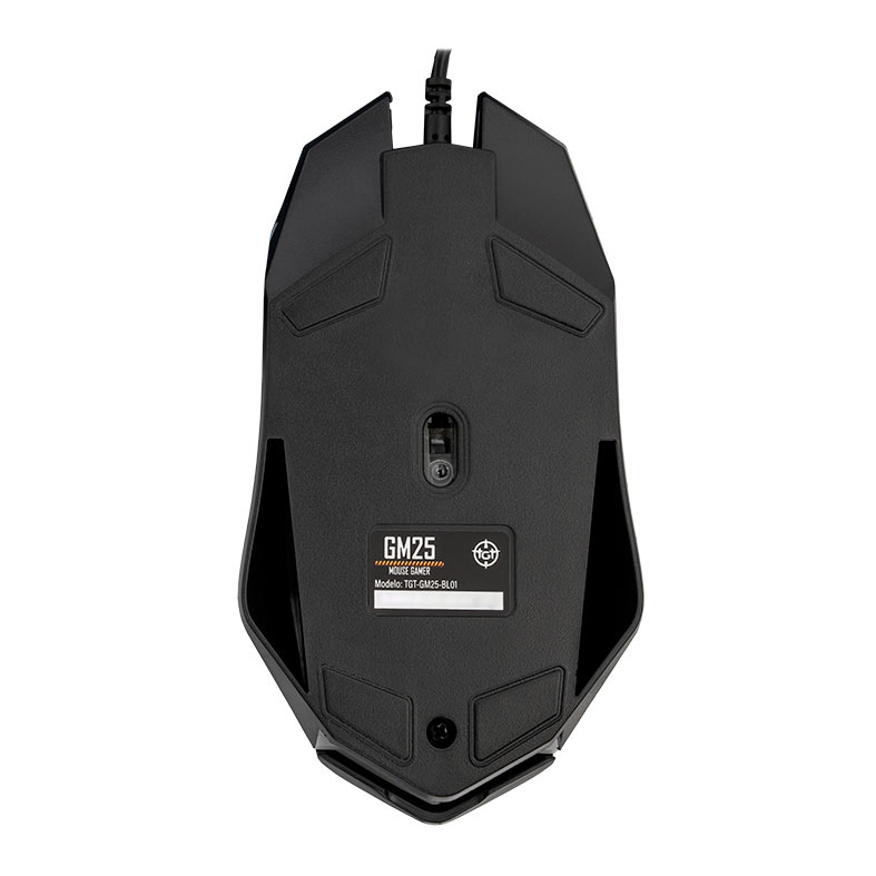 Mouse Gamer TGT GM25, Rainbow, 2400DPI, 4 Botoes, Preto, TGT-GM25-BL01 - miniatura 6