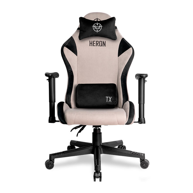 Cadeira Gamer TGT Heron TX Tecido, Preto e Cinza, TGT-HRTX-FB01 - miniatura 3