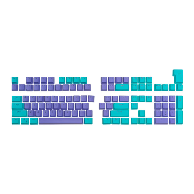 Keycap TGT Double Shot, PBT, Ciano e Roxo, TGT-KEY-CR01 - imagem 1