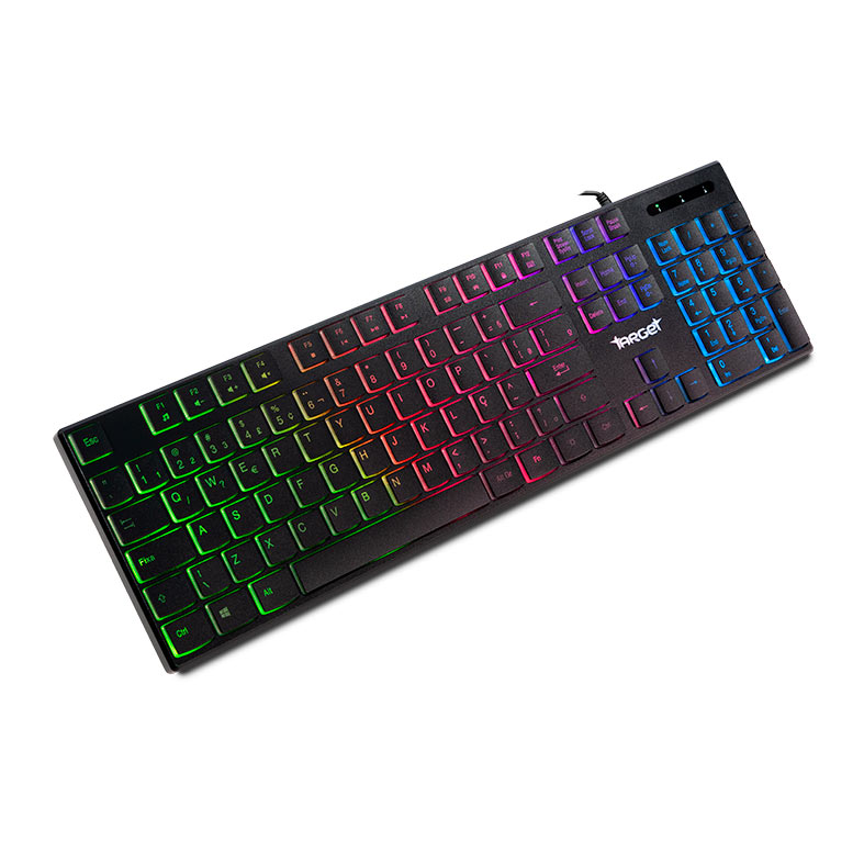Kit Teclado e Mouse TGT Leopard 2, Rainbow, 1200 DPI, ABNT2, Preto, TGT-LP2-RBW01 - miniatura 7