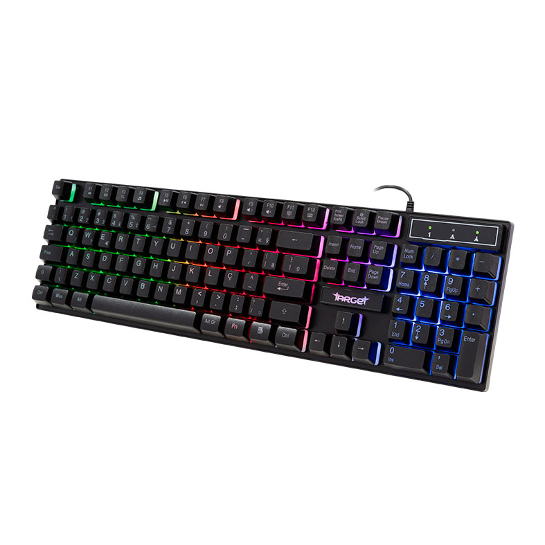 Teclado Gamer TGT M16L, Rainbow, ABNT2, Preto, TGT-M16L-RBW01 - miniatura 4