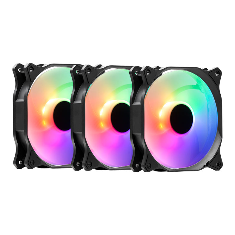 Kit Ventoinhas TGT Mirage, 3x120mm, Led RGB, TGT-MRG120-RGB3 - miniatura 3