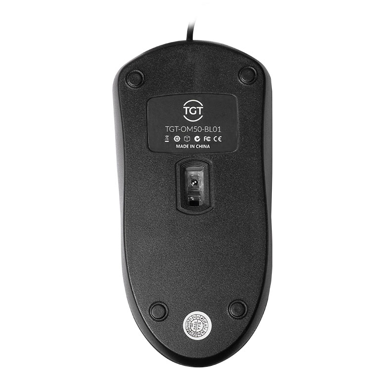 Mouse Office TGT OM50, 1200DPI, 3 Botoes, Preto, TGT-OM50-BL01 - miniatura 5