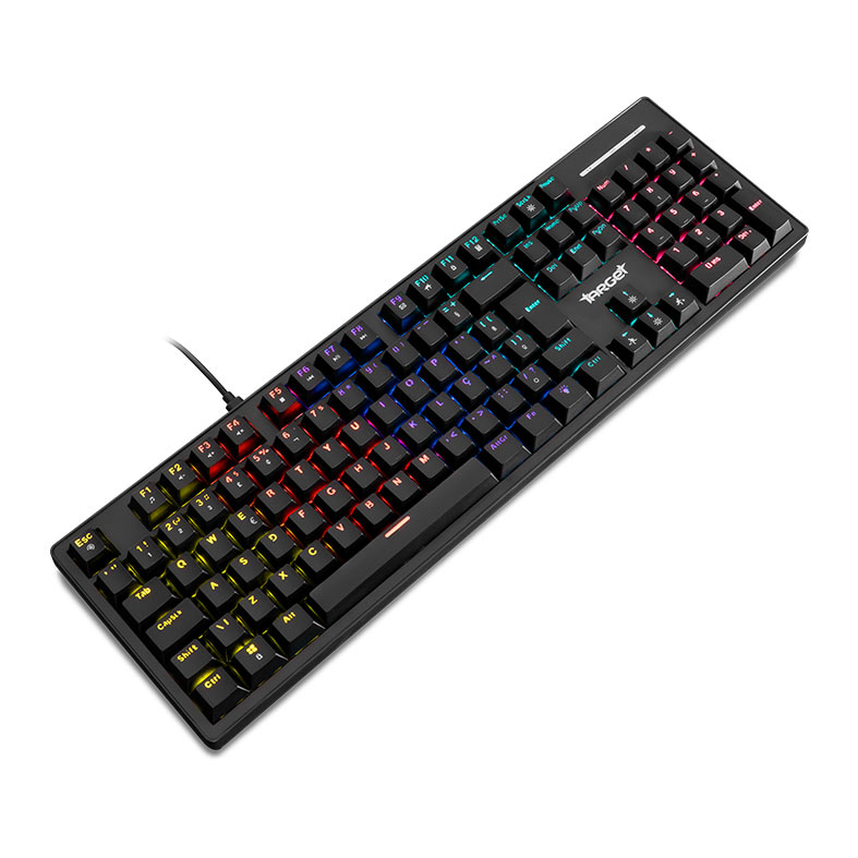 Teclado Mecanico TGT Sherman V3, Rainbow, ABNT2, Switch Huano Azul, Preto, TGT-SHR-RBW03 - miniatura 3