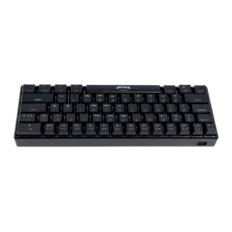 Teclado Mecanico Gamer TGT Sherman Compacto, Rainbow, ABNT2, Switch Huano Azul, Preto, TGT-SHTKL-RBW01 - miniatura 5