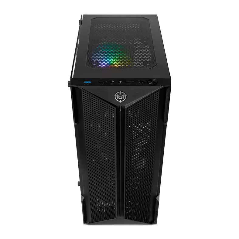 Gabinete Gamer TGT Skylancer V2, Mid-Tower, Lateral De Vidro, Com 1 Fan, Preto, TGT-SKLV2-BK-1F - miniatura 5