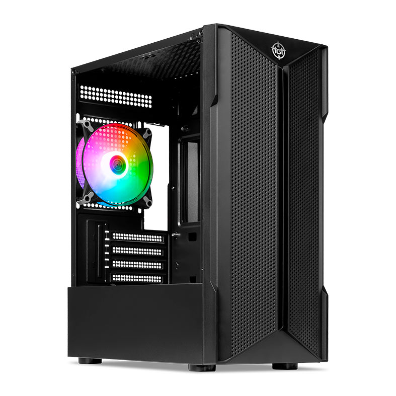 Gabinete Gamer TGT Skylancer V2, Mid-Tower, Lateral De Vidro, Com 1 Fan, Preto, TGT-SKLV2-BK-1F - miniatura 3