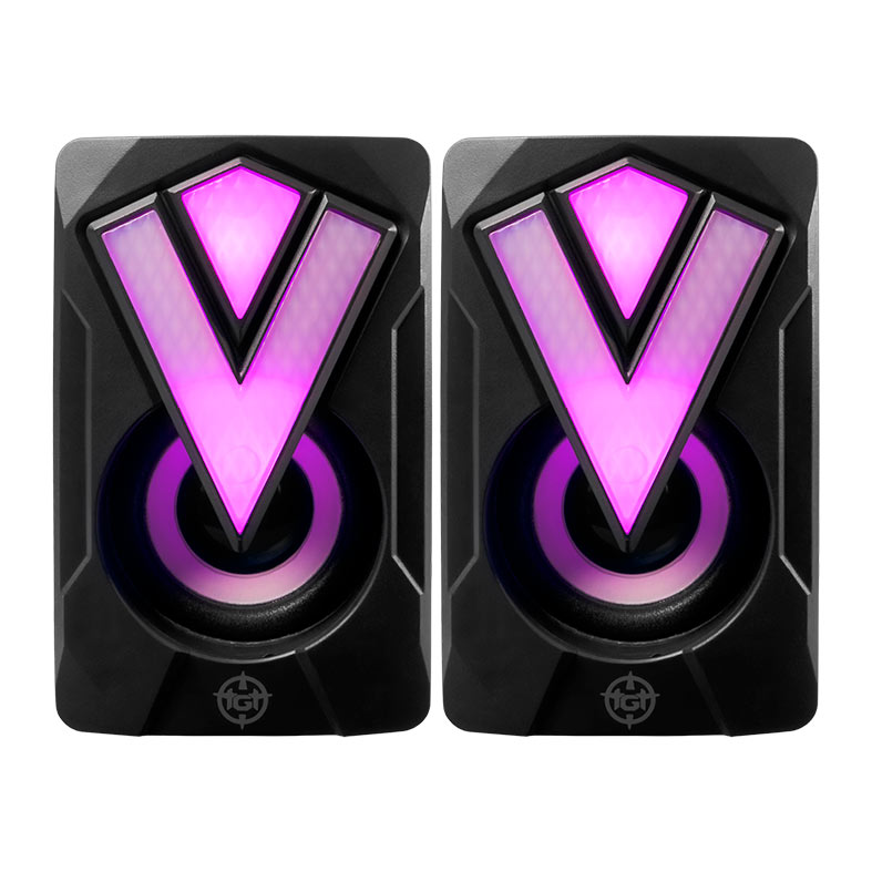 Caixa de Som TGT Spheris, Rainbow, 2x3W RMS, USB, Preto, TGT-SPH-RB01 - miniatura 4