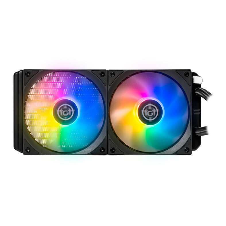 Water Cooler TGT Spartel V2, Rainbow, 240mm, Preto, TGT-SPLV240-BK01 - miniatura 3