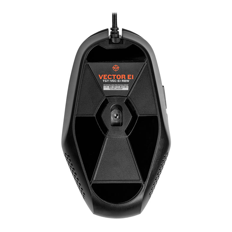 Mouse Gamer TGT Vector E1, Rainbow RGB, 6400DPI, 6 Botoes, Preto, TGT-VEC-E1-RBW - miniatura 6