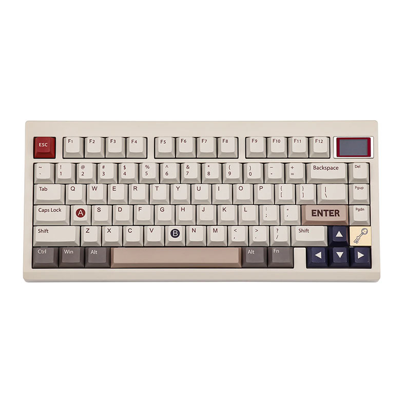 Teclado Mecanico Epomaker TH80 Pro V2, Switch Wisteria Linear, White, TH80PROV2-WH-WSLN - imagem 1