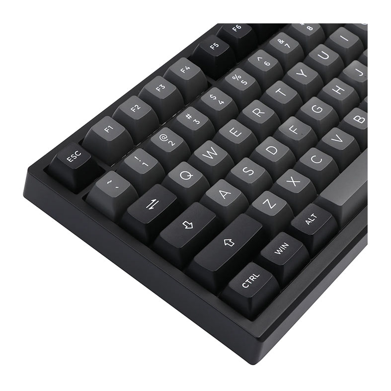 Teclado Mecanico Epomaker TH80 SE, ARGB, Switch Flamingo Linear, Black Silver, TH80SE-BS-FLGLN - miniatura 7