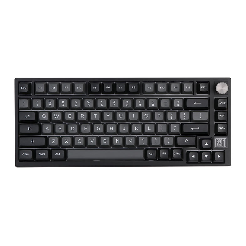 Teclado Mecanico Epomaker TH80 SE, ARGB, Switch Wisteria Linear, Black Silver, TH80SE-BS-WSLN - miniatura 3